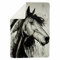Begin Home Decor 60 x 80 in. Spirit Horse-Sherpa Fleece Blanket 5545-6080-AN492